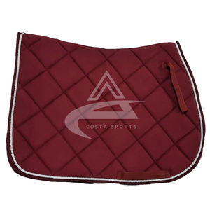 Coussinets de selle de cheval confortables, en cuir artificiel diamant, Design occidental personnalisé, doux et de haute qualité, 124 - Product Image 4