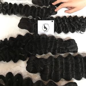 Cabello Humano Remy Virgen Natural 100% de Calidad Superior, Ondulado Profundo Suelto Vietnamita, Extensiones de Cabello de 8-32 Pulgadas con Doble Trama a Máquina - Product Image 5