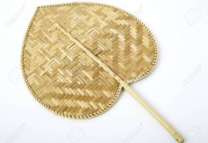 Ventilador de mano Vintage tejido, hoja de palma, refrigeración, verano, buen precio - Product Image 2