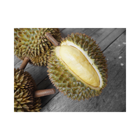 Versgevroren Mongthong/Ri 6 Durians Thailand AAA+ Graad 17kg Zoete Smaak 100% Pure Gele Natuurlijke Doos A4 Fruit Handel