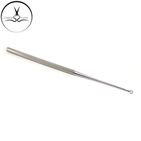 Kit d'aiguilles extracteurs de points noirs et d'acné en acier inoxydable argenté, 15 cm, pour le traitement de l'acné