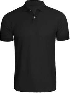 T-shirts mode pour hommes de haute qualité séchage rapide et personnalisable OEM vente en gros chemises à col en polyester de meilleure qualité motif solide - Product Image 2