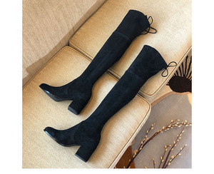 Giày bốt nữ cao quá gối mùa đông kiểu mới 2020, chất liệu co giãn - Product Image 4