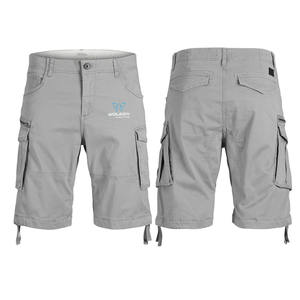 Pantalones cortos Cargo Unisex de alta calidad, pantalones de trabajo ligeros transpirables decorados con patrón personalizado, pantalones cortos informales para hombres con servicio OEM - Product Image 4