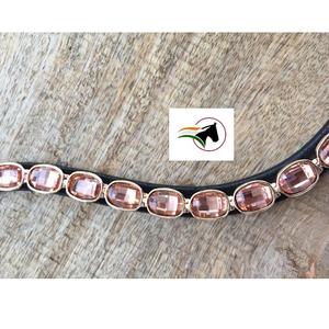 คริสตัลทรงรีสีโรสโกลด์หรูหราห่วงเทปกาวอุปกรณ์ขี่ม้า - Product Image 6