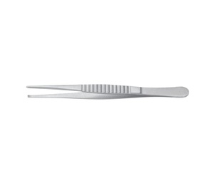 Pince à dissection Treves 1X2 Dents Instruments chirurgicaux manuels Acier inoxydable 15cm - Product Image 2