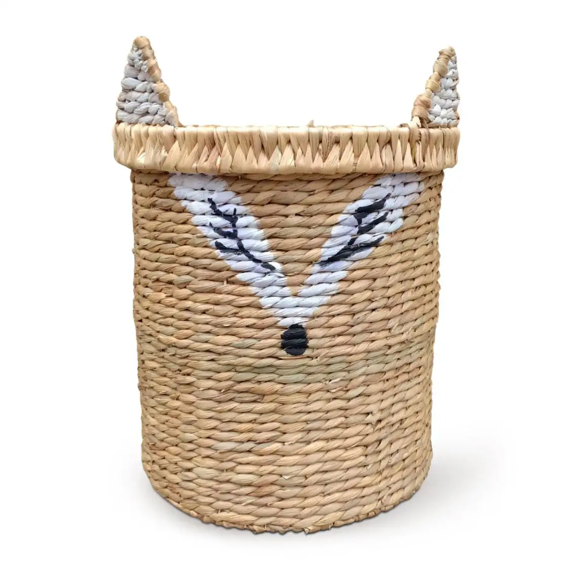 Baby Toy Basket Rattan Water Hyacinth Basket for Things or Clothing Storage Made In Vietnam