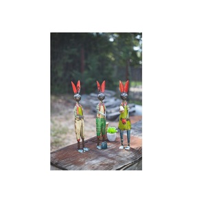 Garden-ware La mejor decoración para exteriores e interiores Escultura de diseño de metal Diseño de acabado coloreado y pintado de un fabricante confiable - Product Image 2