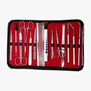 Professional Doctors Stainless Steel Advanced Medical Biology Lab Dissection Kit With Case