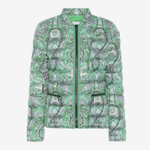 เสื้อแจ็คเก็ตวาร์ซิตี้แบบมีฮู้ดสำหรับผู้หญิง ระบายอากาศได้ดี ตกแต่งด้วยงานปัก บุด้วยผ้าควิลท์  ผ้าไนลอน/แคชเมียร์ สำหรับฤดูหนาว - Product Image 5