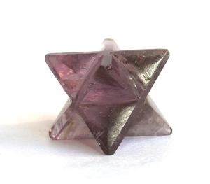 รูปปั้นอเมทิสต์เมอร์กาบารูปดาวฮวงจุ้ยรูปแกะสลักอินเดียช่วยเพิ่มการมีญาณทิพย์พลังงานสงบและความกลมกลืนสากล - Product Image 4