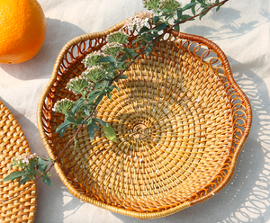 หวายทรงกลมเป็นมิตรกับสิ่งแวดล้อมสำหรับตกแต่งถาด/หวายตกแต่งบ้าน/ผลิตภัณฑ์เฟอร์นิเจอร์หวายที่ทำในเวียดนาม - Product Image 5