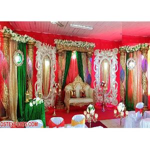 El mejor anillo de boda, ceremonia, decoración de escenario, impresionante decoración de escenario en recepción, fiesta de boda, decoración de Escenario nocturno, India, EE. UU. - Product Image 1