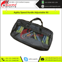 Kit de Obstáculos de Velocidad Ajustables de Primera Calidad, Duraderos, de Acero y Plástico, Color Personalizado, para Entrenamiento Deportivo de Fútbol, Sahni Sports