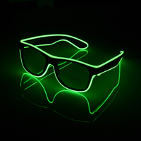 Led lunettes cadre déco lunettes led clignotant lunettes de fil el led verre led lumière el fil lunettes led