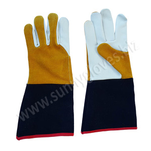 ราคาถูกอัตราวัวหนังเชื่อมอาร์กอนถุงมือสำหรับขาย - Product Image 4