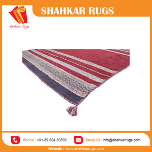 Alfombra de felpa Kilim marroquí de estilo náutico moderno, nuevo diseño, patrón de Chevron, alfombra lavable, fabricante, suministro a granel - Product Image 4