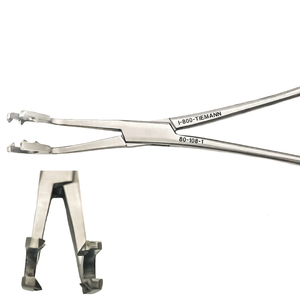 Ikuta Bone Clamp for Wires 2.0 mm Curved Straight Bone Fragment Forceps STAINLESS STEEL HIGH QUALITY VETERINARY SURGICAL INSTRUM - Product Image 2