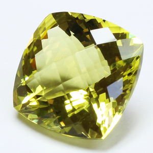 Forma de cojín de cuarzo Limón, tablero de ajedrez 3A de calidad, corte de cuarzo Limón, fabricación de joyas DIY, piedras preciosas sueltas, cuarzo limón amarillo grande - Product Image 3