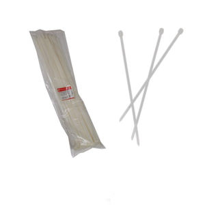 Gran oferta de bridas de nailon blancas y negras con cremallera de 9mm, bridas de plástico multifuncionales con autobloqueo, 80 cm, 100 cm de longitud, sin halógenos - Product Image 3