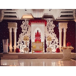 Grandes décorations de cadre de scène de mariage en fibre style Paisley, très demandées, pour un mariage de rêve, par les fabricants australiens, en vente aux États-Unis - Product Image 1