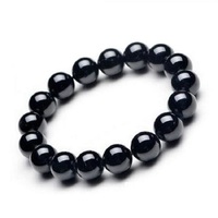 Bracelets de guérison en obsidienne noire Pendentif en pierres précieuses sculptées Chakra Boule Feng Shui Divers cristaux Quartz y compris Quartz Améthyste