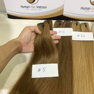 ซัพพลายเออร์ชั้นนำ #5สีผ้าเครื่องผมกระดูกตรงมนุษย์ผม8-34นิ้วความยาวหนังกำพร้าชิดผม - Product Image 6