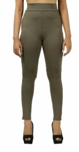 กางเกงเลกกิ้งเอวกลางมีกระเป๋าสำหรับผู้หญิงกางเกงโยคะผ้าถักกันแบคทีเรียยืดระบายอากาศได้สำหรับออกกำลังกายวิ่งโยคะ - Product Image 2