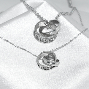 Collier pendentif religieux de luxe en zircon de Taïwan avec chaîne à maillons en argent sterling 925, cadeau pour homme - Product Image 5