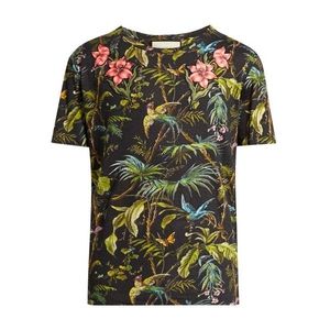 Partout T-shirt Imprimé Floral 100% Coton O-cou À Manches Courtes de Haute Qualité Prix de Gros T-shirt Pour Les Hommes De Bangladesh - Product Image 5