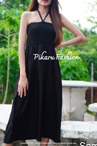 Nouvelle mode femmes Sexy sans manches Slim fille coton longue Maxi robe africaine hiver robes de haute qualité - Product Image 2