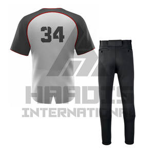 Buena calidad Nuevo diseño Uniforme de béisbol Equipo de calidad superior Desgaste Uniforme de béisbol Venta al por mayor y precio barato Uniforme de béisbol - Product Image 6