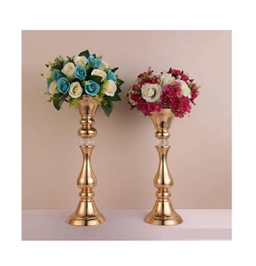 Moderne à la mode tendance Design fleur vase support plante support nouveauté prix de gros pour mariage métal matériel - Product Image 1