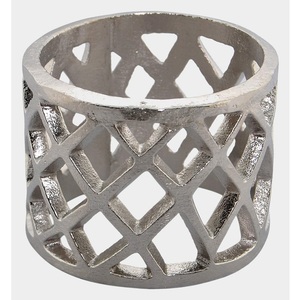 Rond de serviette en métal plaqué or de meilleure qualité support de table décoratif pour les fêtes de mariage rond de serviette stocké pour la décoration de table - Product Image 4