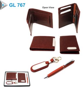 Meilleure vente de porte-clés en cuir avec logo personnalisé, ensemble de cahiers porte-stylo, beau cadeau d'entreprise, mousquetons promotionnels - Product Image 5