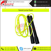 Cuerda de Saltar de Velocidad Sahni Sports SKRP-02, Duradera, Tamaño Personalizado, con Mango de Plástico, Color Personalizado, para Entrenamiento de Fuerza y Acondicionamiento Físico