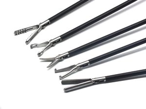 Pinzas de agarre y tijeras, juego de 5 instrumentos de laparoscopia para laparoscopia quirúrgica, instrumentos de mano - Product Image 2