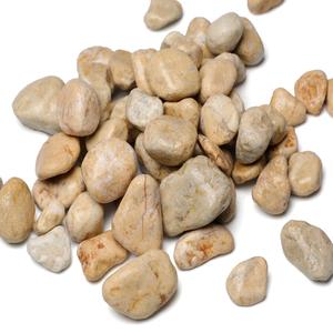 Pierres d'aménagement d'intérieur de qualité supérieure, galets jaunes - Product Image 1