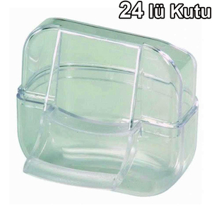 Gobelet à eau en plastique pour perruche, petit, 24 pièces - Product Image 2