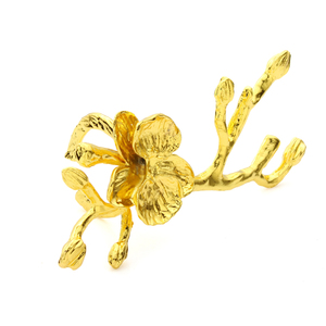 Anneaux de serviette en métal écologiques les plus vendus, plaqués or, décoration de table classique de luxe pour cadeaux, dernière arrivée - Product Image 1