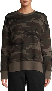 Ladies Casual Streetwear Fashion Outerwear Clothing Pullover Crewneck Camouflage Printed Sweatshirt for <b>Women</b> - Product Image 4