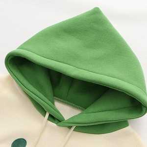 Sudadera con capucha para hombre, de poliéster, con contraste, logotipo personalizado, a la moda - Product Image 3