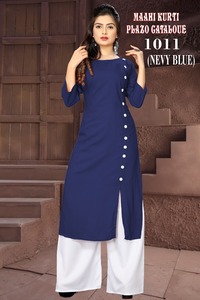 Attrayant Georgette Soie Femmes Porter Avec Renonciation Dentelle Bordure Bleu Couleur Saree et Blouse Vêtement Ethnique Prix De Gros Ethnique - Product Image 4