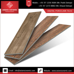 Exportateur indien Royal Wood Sandal 200x1200mm Carreaux de sol en porcelaine à bande de bois avec la meilleure finition pour le projet gouvernemental. - Product Image 2