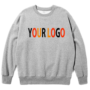 Personnalisé en gros col rond impression polaire hommes sweat oversize avec votre logo - Product Image 1