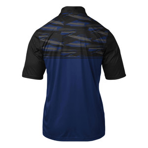 เสื้อโปโลผ้าฝ้ายคุณภาพสูงสีพื้นเรียบแบบคู่  รับทำโลโก้ OEM สำหรับผู้ชาย - Product Image 6