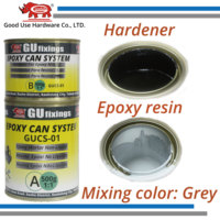 GOOD USE Résine Époxy Bi-composants, Colle Mastic Résistante aux Acides et aux Alcalis, Rapport de Mélange 1:1, Pour Réparation de Fissures en Gros pour la Construction