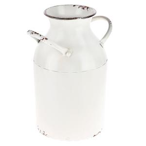 Luxurious Premium Quality Galvanized Indian Metal Iron Milk Can Handmade Flower <b>Vase</b> Holder Wholesale Decorative Flower <b>Stand</b> - Product Image 4