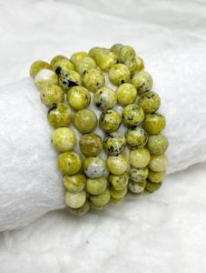 Bracelet Serpentine en cristal, de perles rondes - Product Image 2