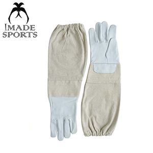 Goatskin-guantes de apicultura, manguitos a prueba de picaduras - Product Image 3
